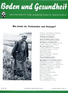 Boden und Gesundheit Frühjahr 1967