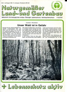 Naturgemäßer Land und Gartenbau Juli August 1982